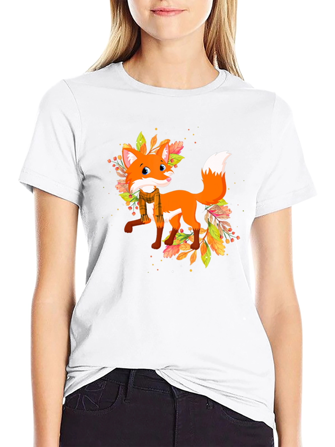 Fox and Foliage Graphic Tee