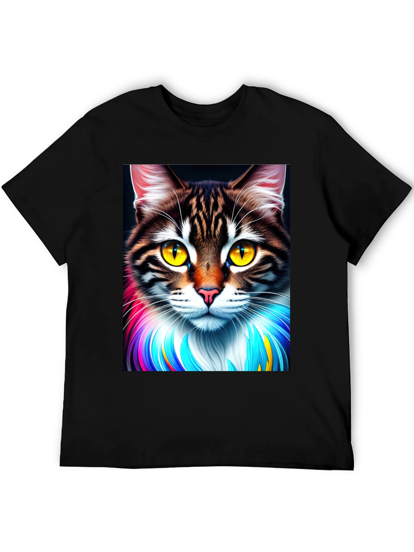 Cat Art Graphic T-Shirt - Unique Design