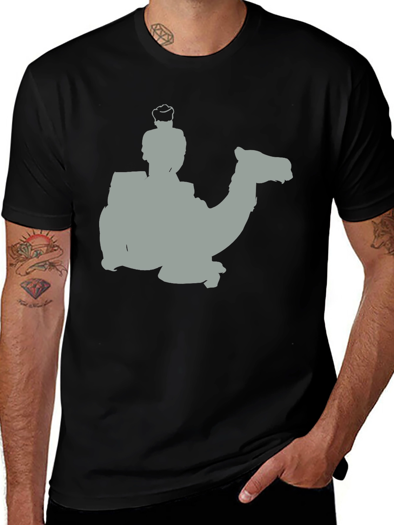 Camel Rider Graphic Tee - Cool Comfort