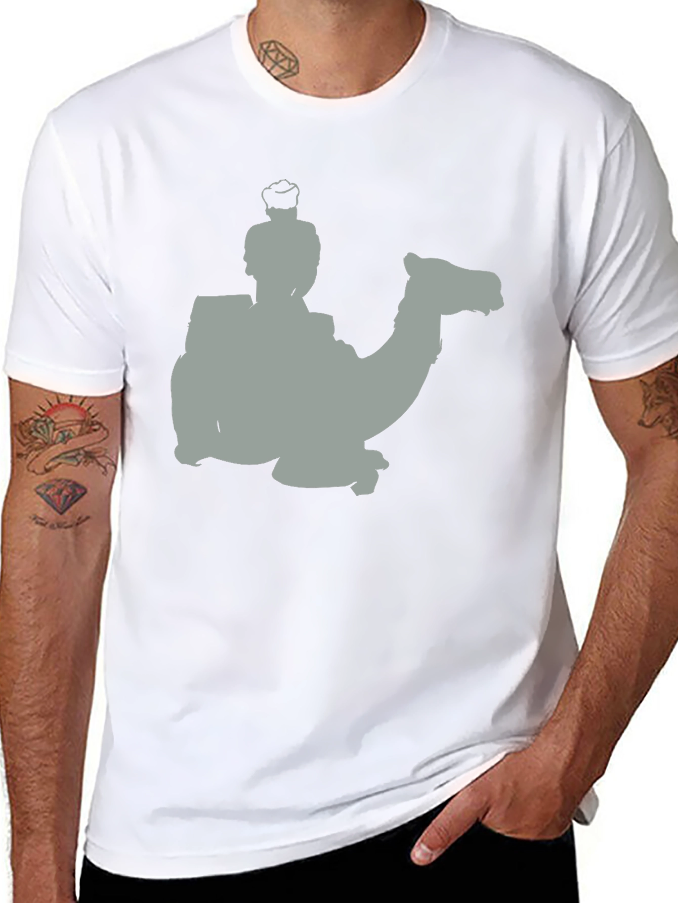 Camel Rider Graphic Tee - Cool Comfort