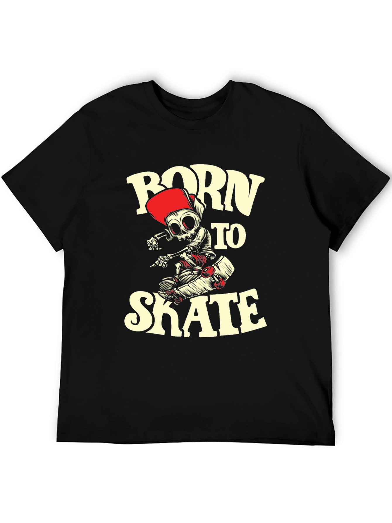 Born to Skate Graphic Tee - Black