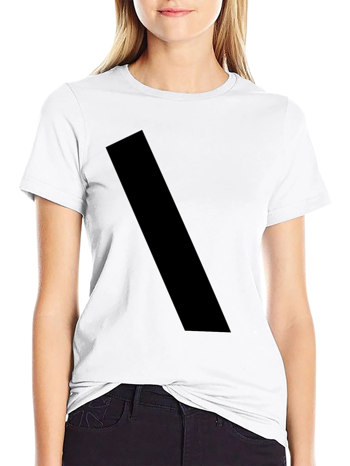 Black Casual Mens T-Shirt