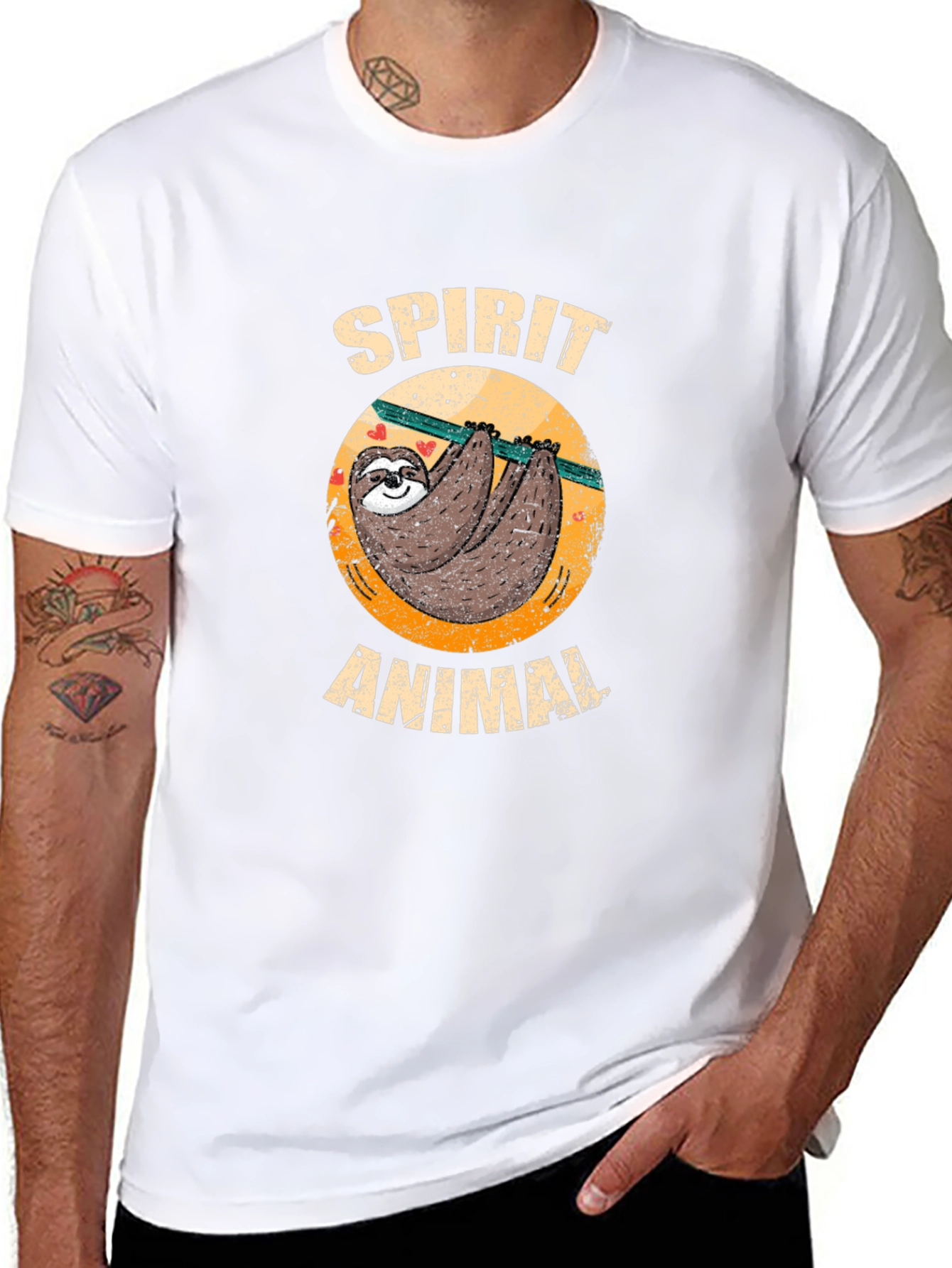 Sloth Spirit Animal Graphic Tee