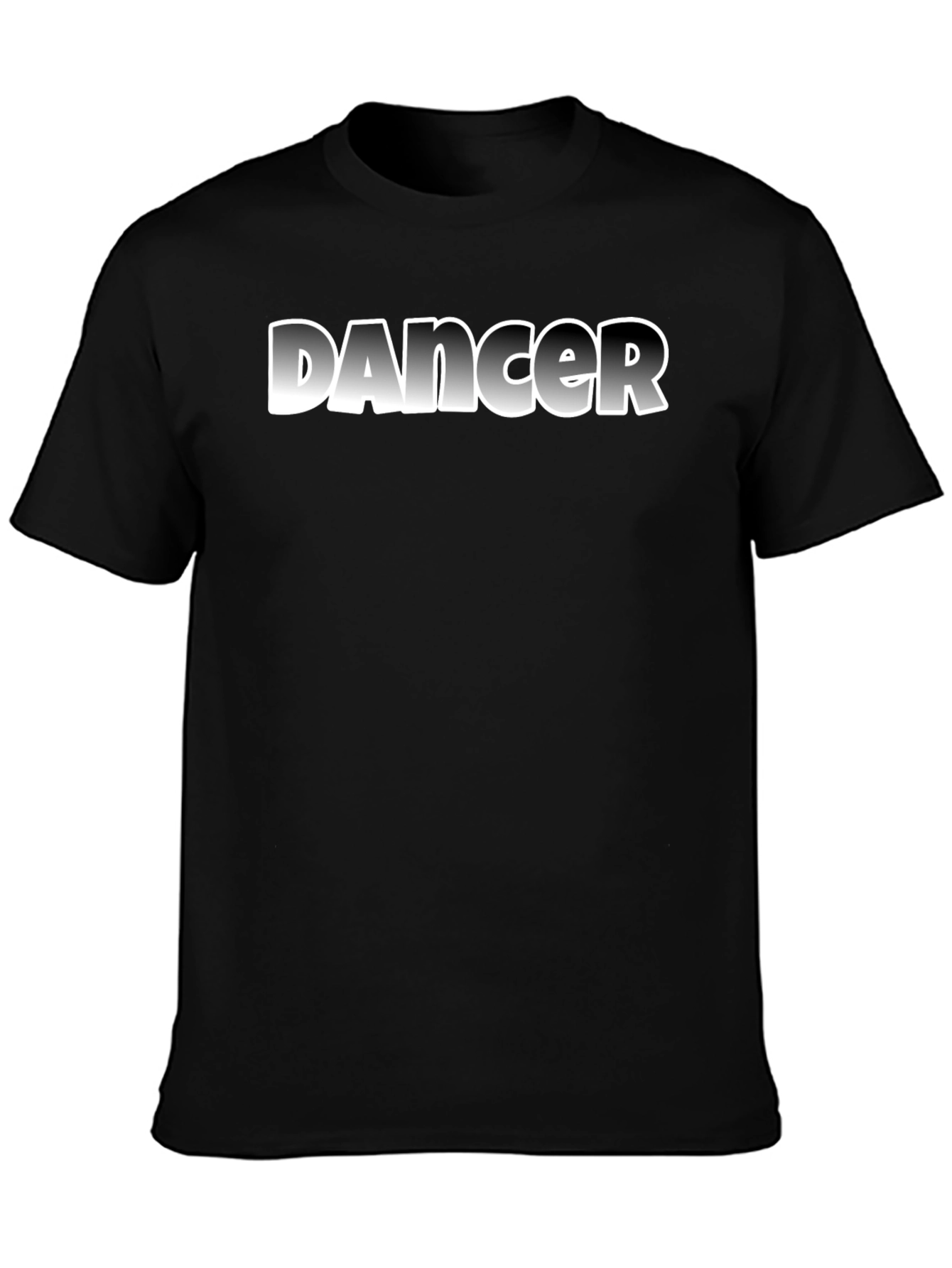 Dancer Graphic T-Shirt - Casual Black Tee