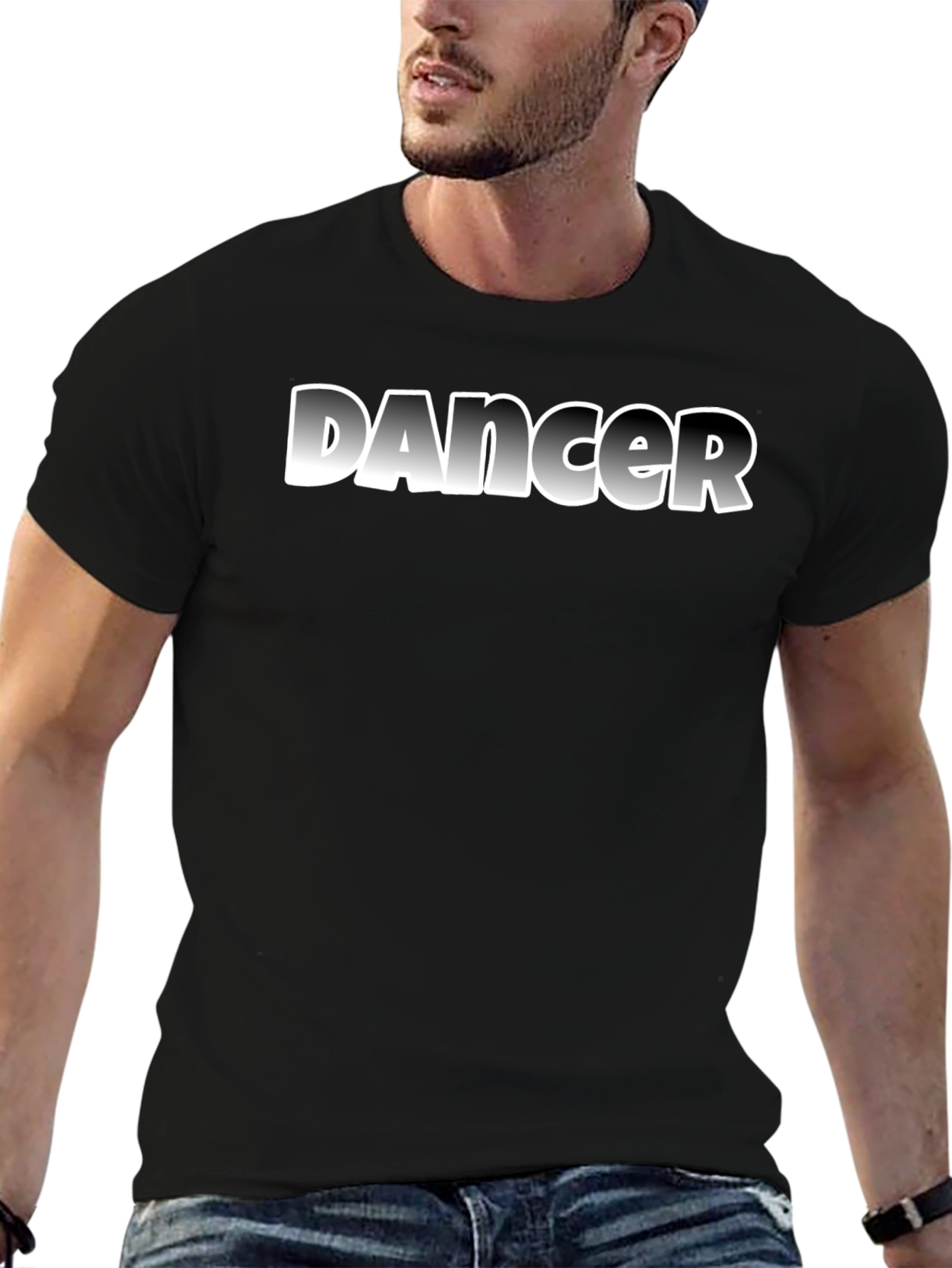 Dancer Graphic T-Shirt - Casual Black Tee
