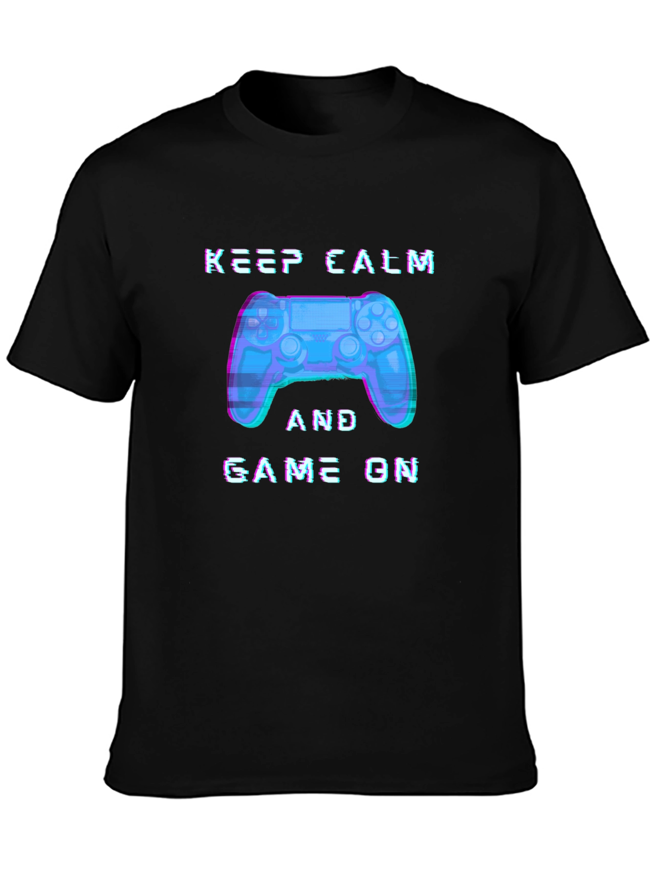 Keep Calm and Game On Gamer T-Shirt