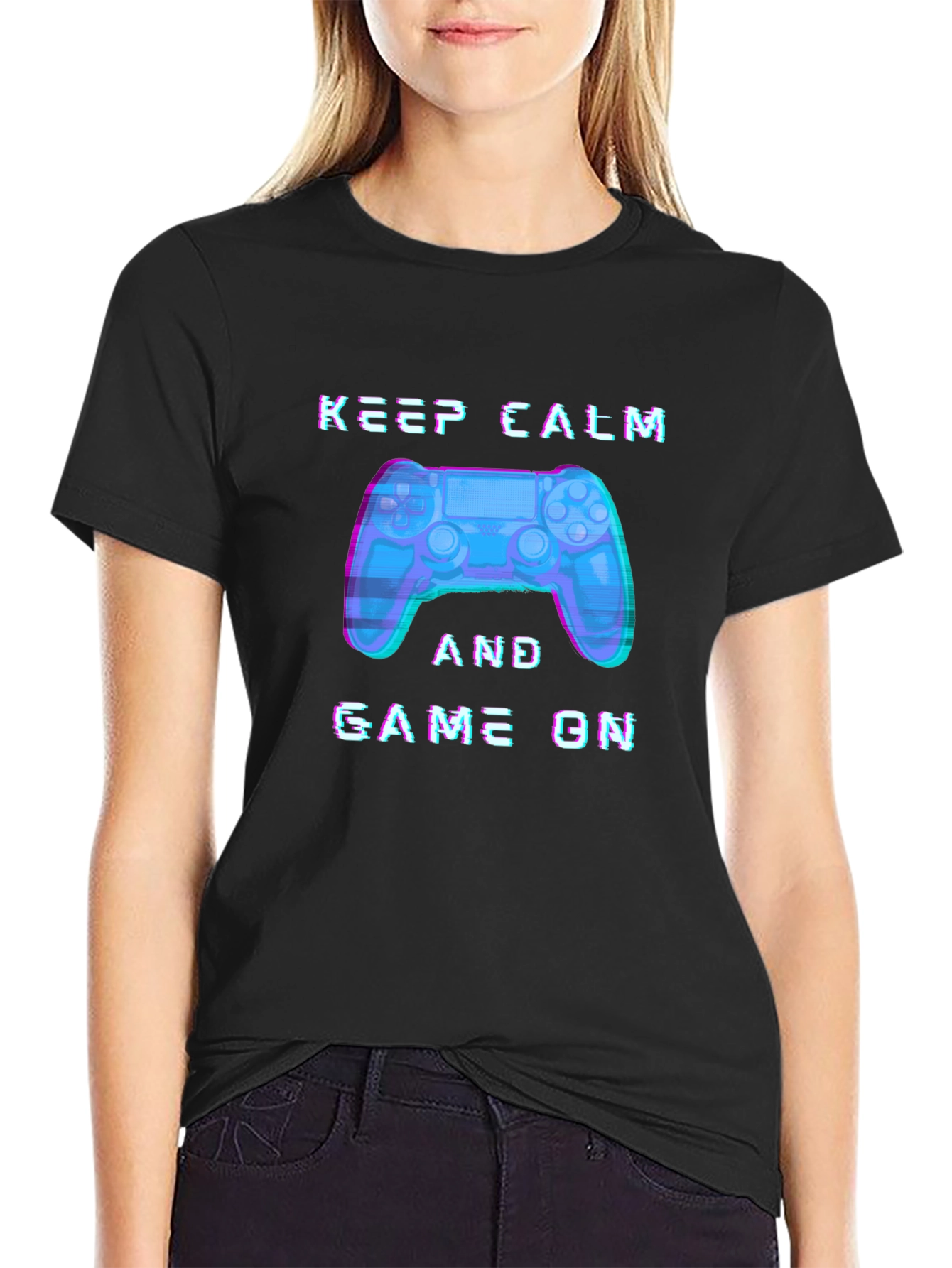 Keep Calm and Game On Gamer T-Shirt