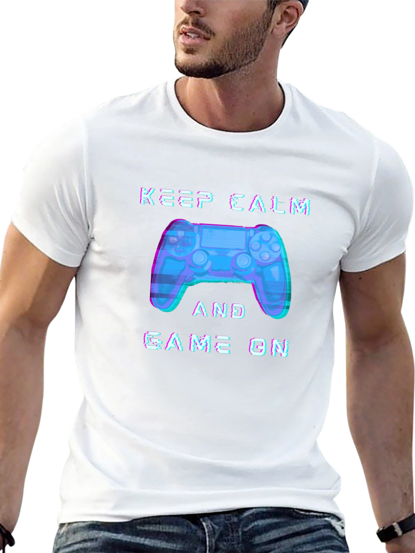 Keep Calm and Game On Gamer T-Shirt