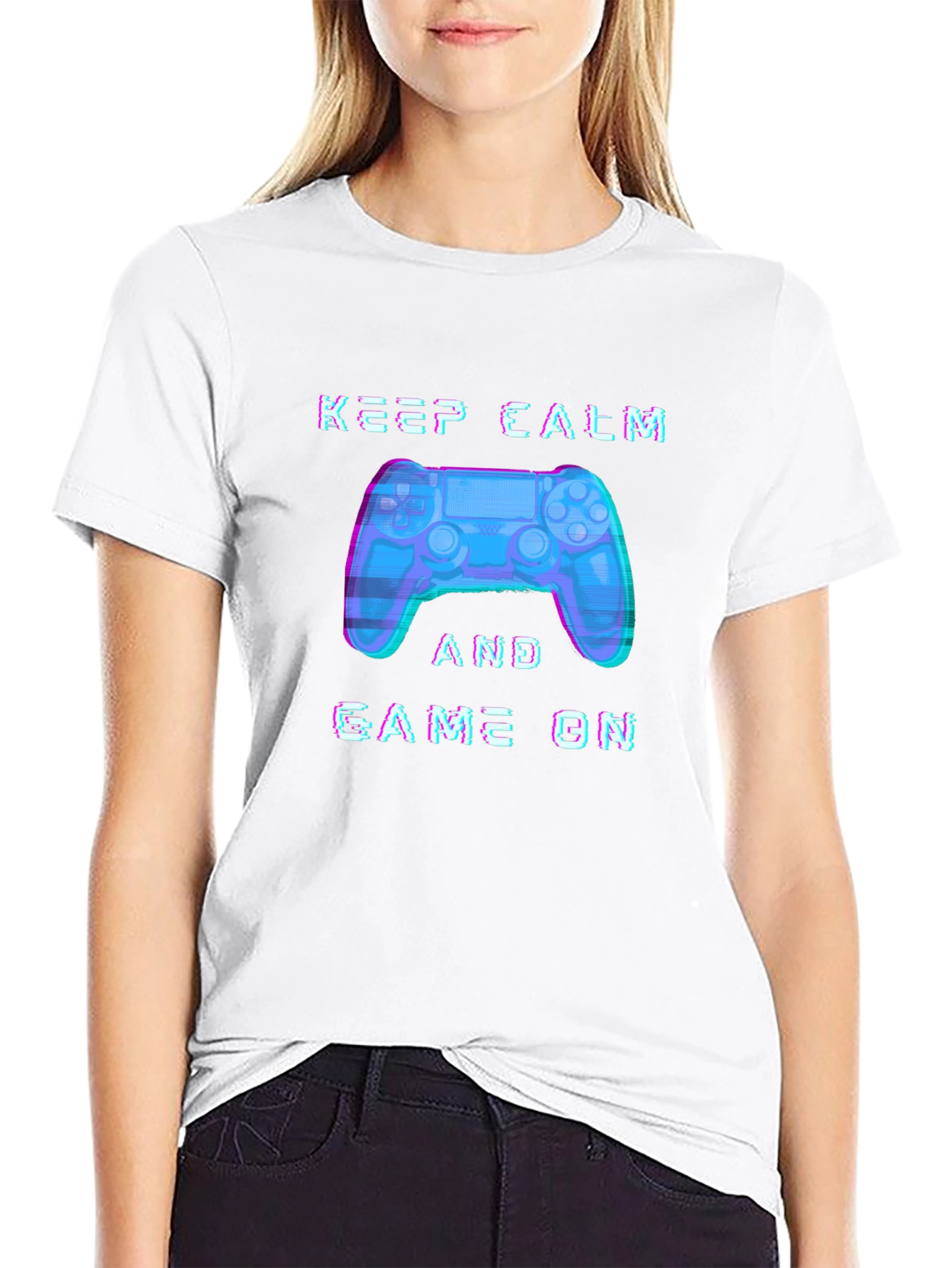 Keep Calm and Game On Gamer T-Shirt