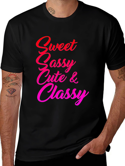 Sweet Sassy Cute & Classy Graphic Tee