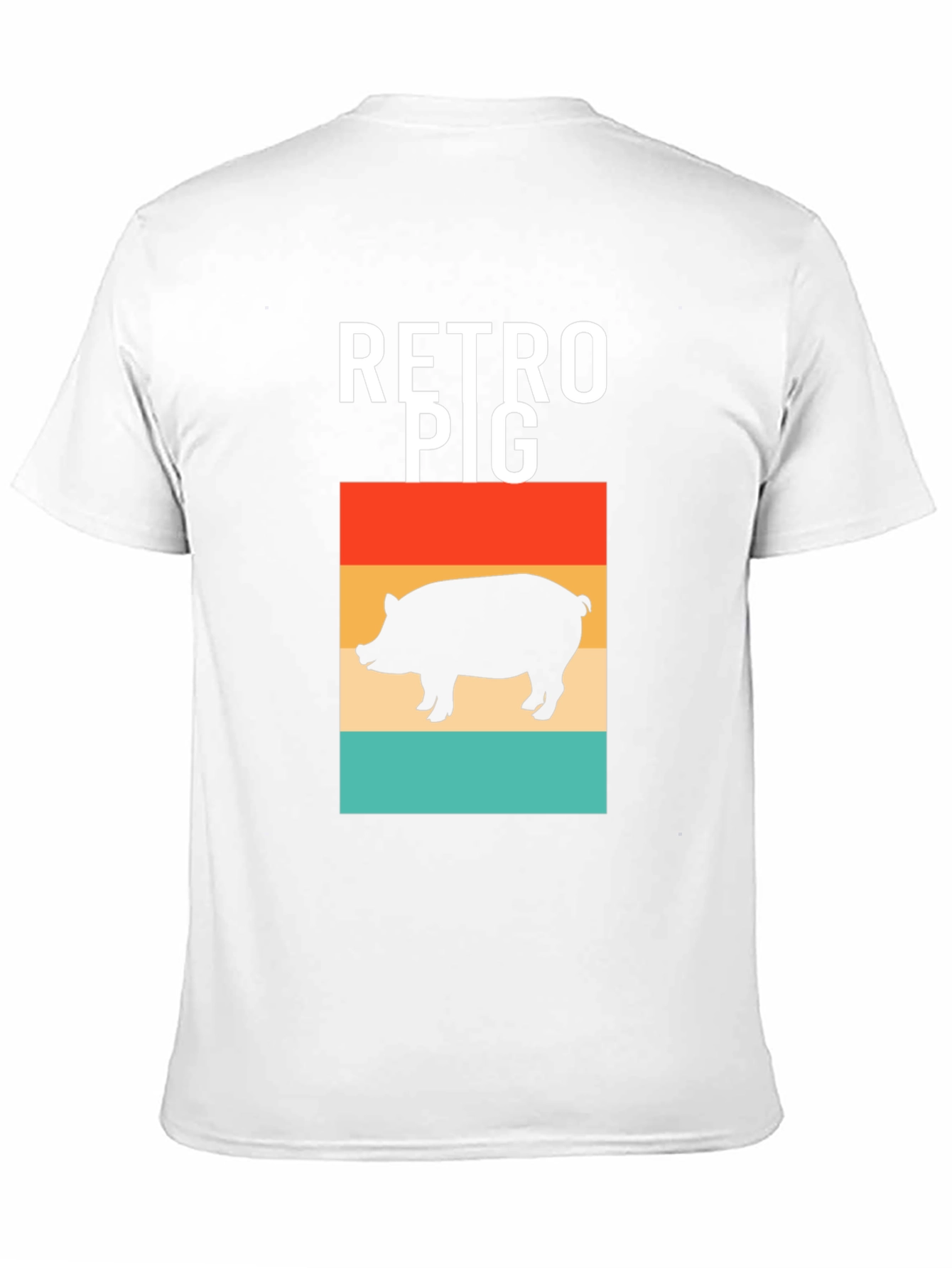 Retro Pig T-Shirt - Black Graphic Tee