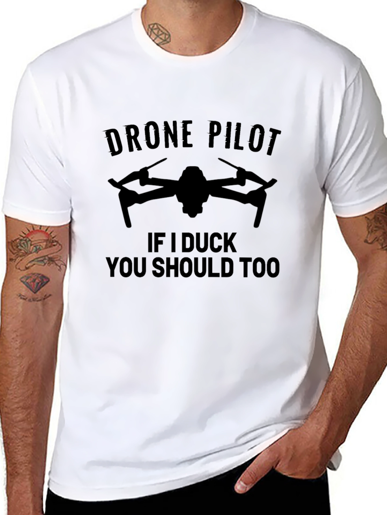 Drone Pilot Novelty Graphic T-Shirt