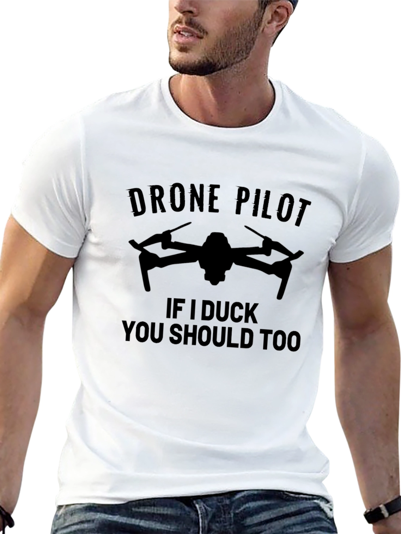 Drone Pilot Novelty Graphic T-Shirt