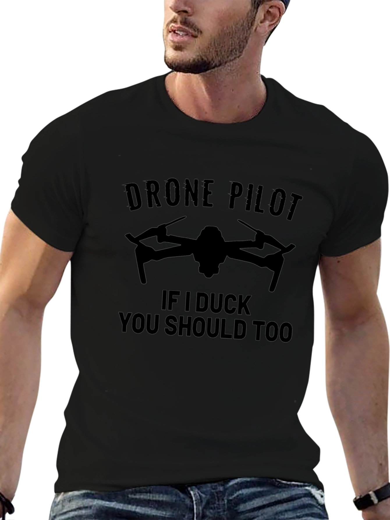 Drone Pilot Novelty Graphic T-Shirt