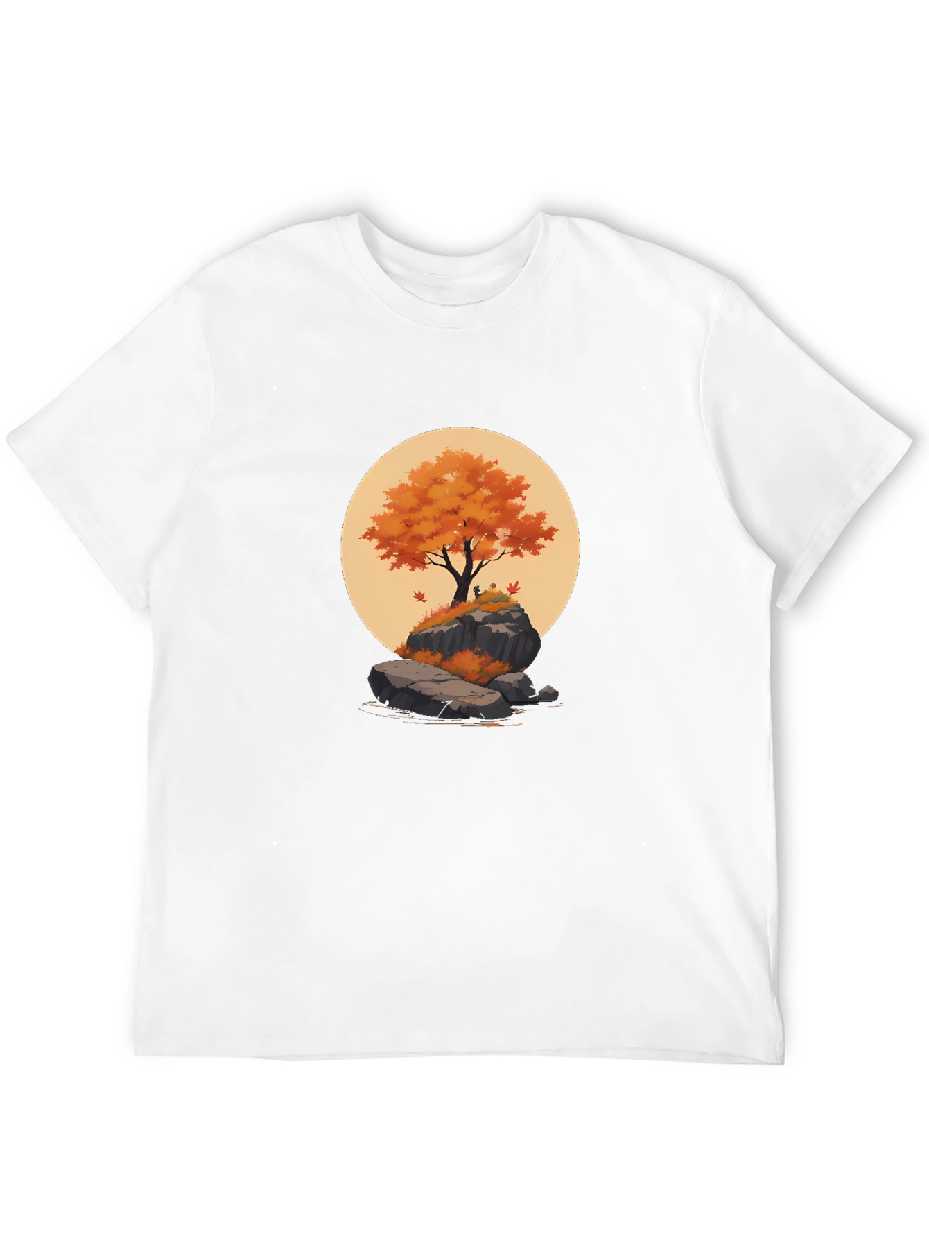 Autumn Tree Graphic Tee - Stylish Nature Shirt