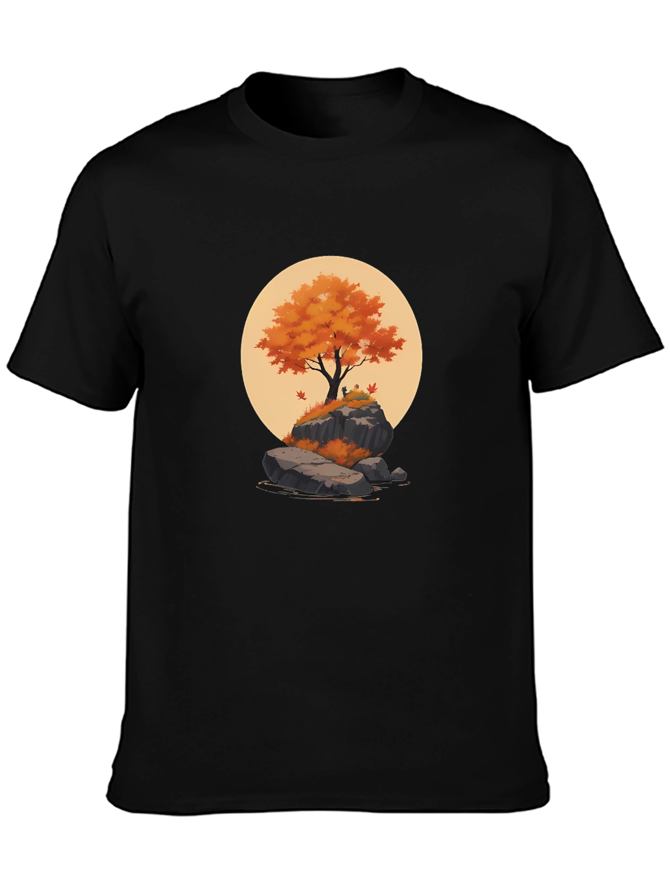 Autumn Tree Graphic Tee - Stylish Nature Shirt