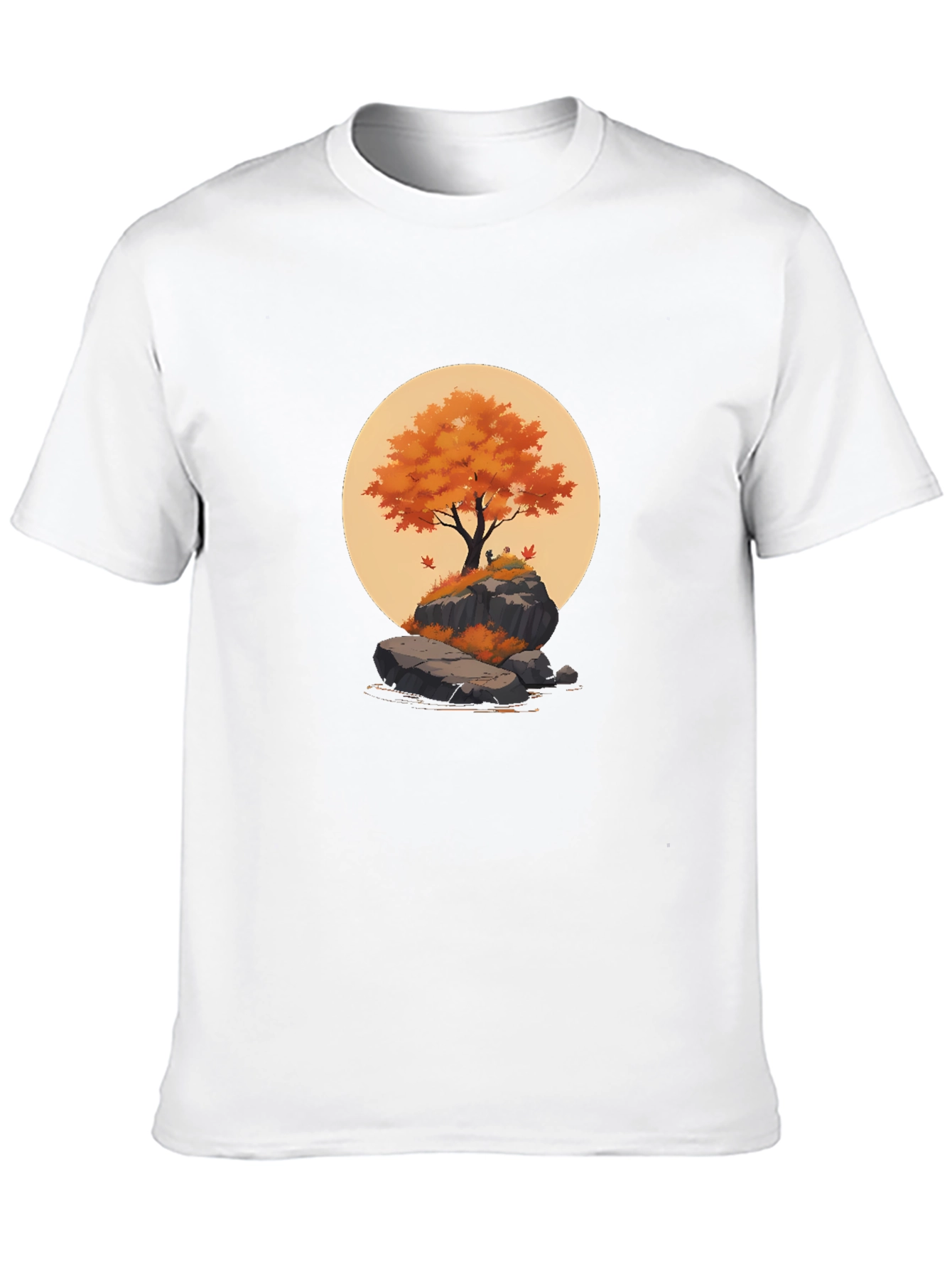 Autumn Tree Graphic Tee - Stylish Nature Shirt
