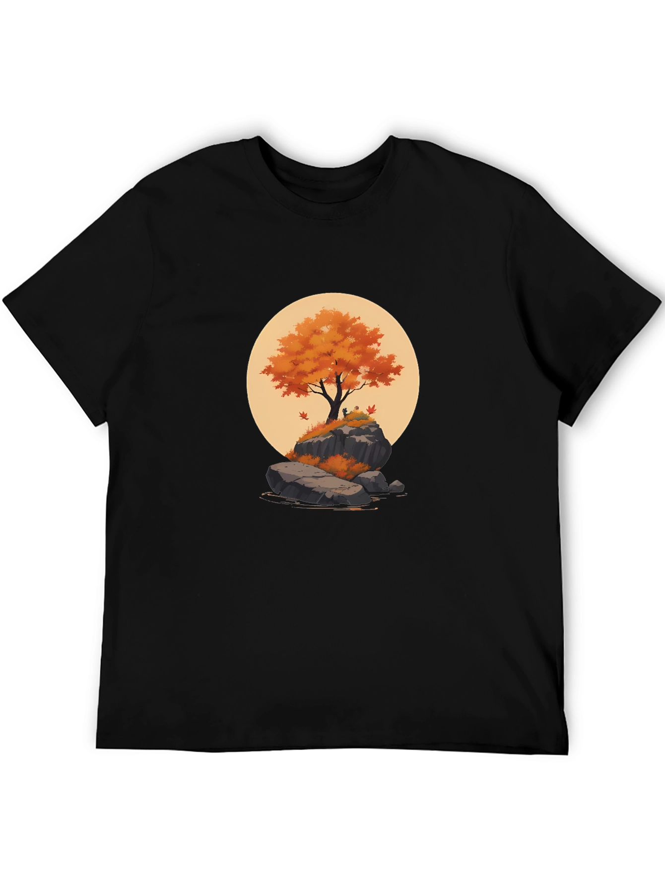 Autumn Tree Graphic Tee - Stylish Nature Shirt