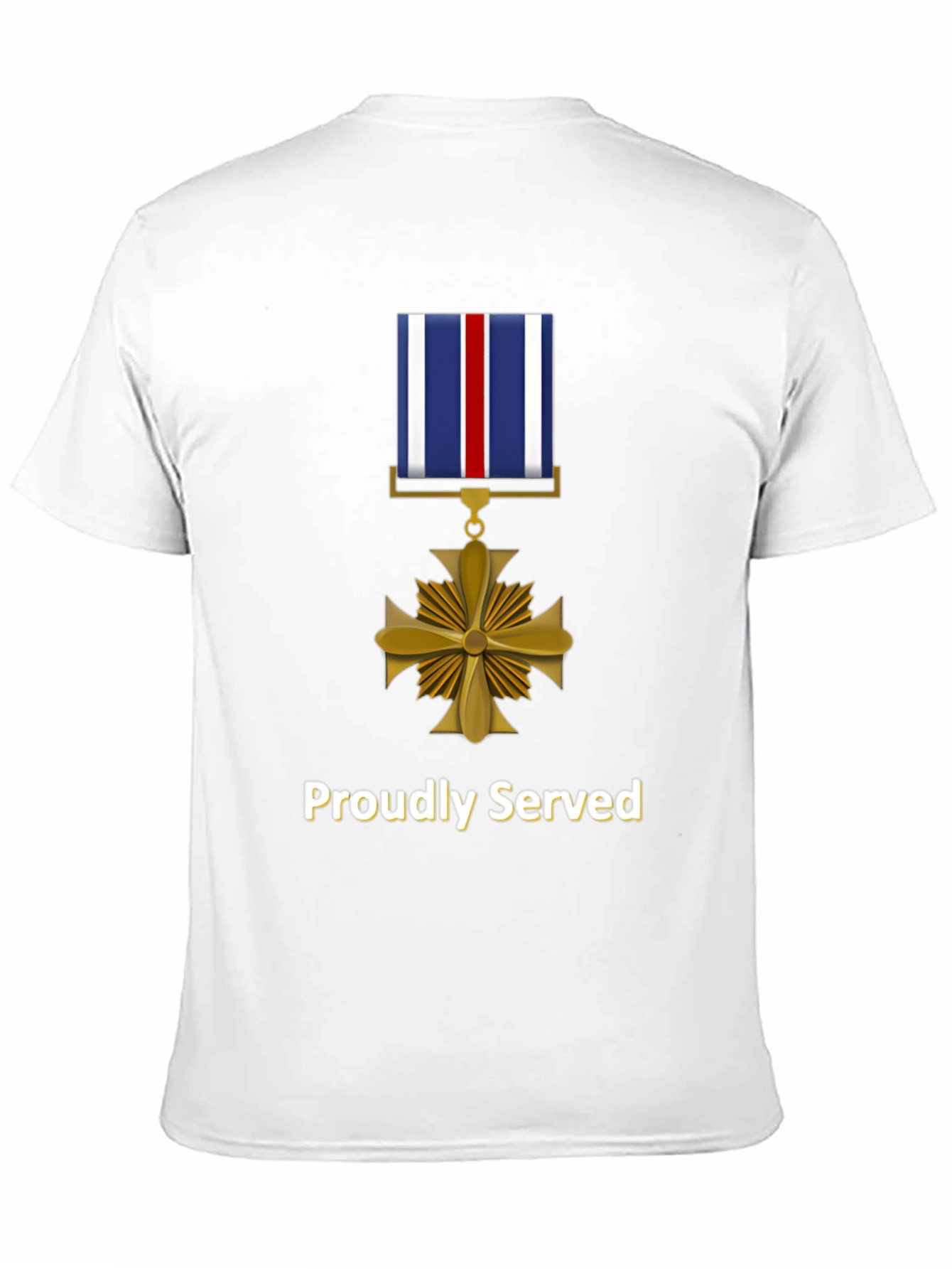 Proudly Served Military Medal T-Shirt