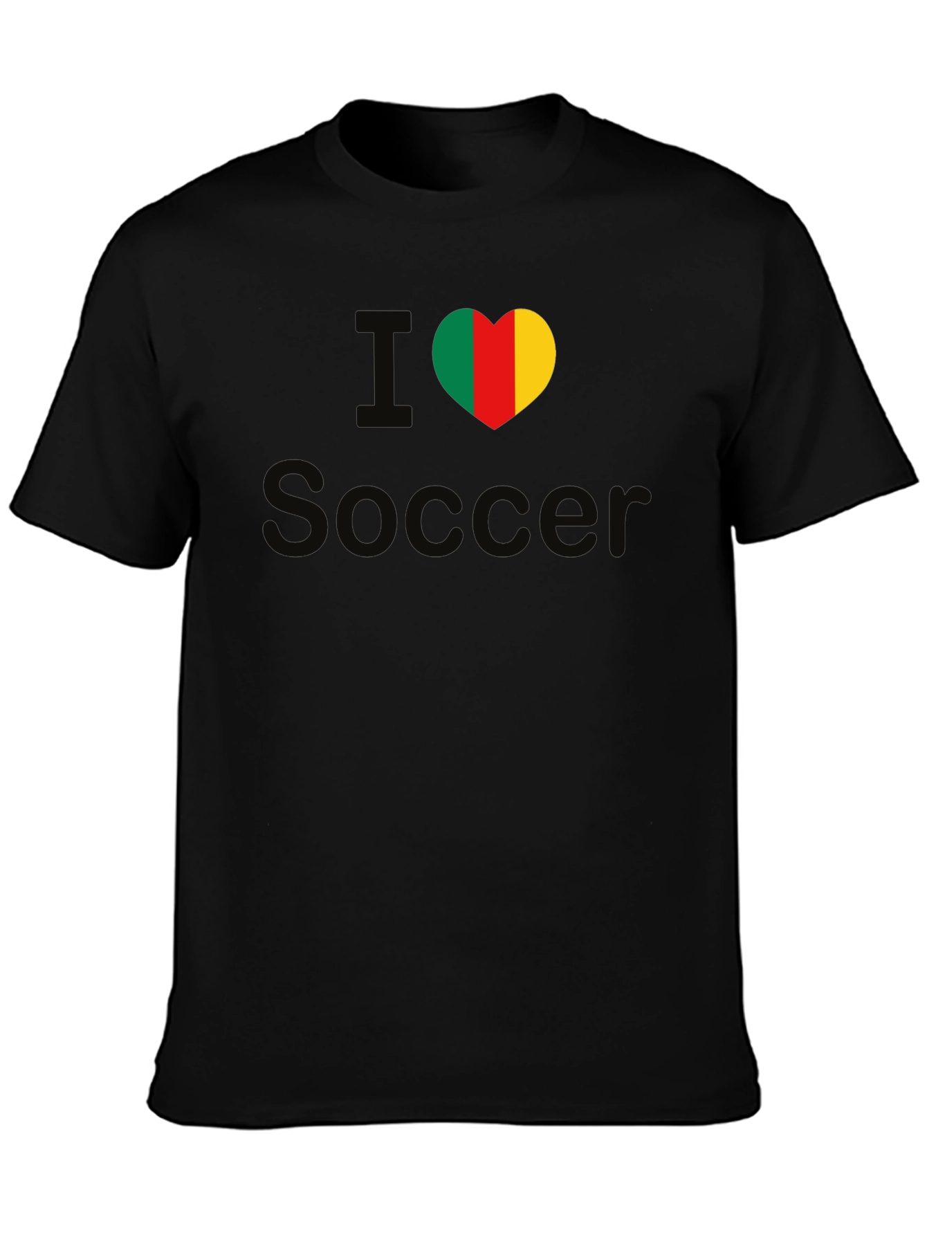 I Heart Soccer Benin Flag T-Shirt
