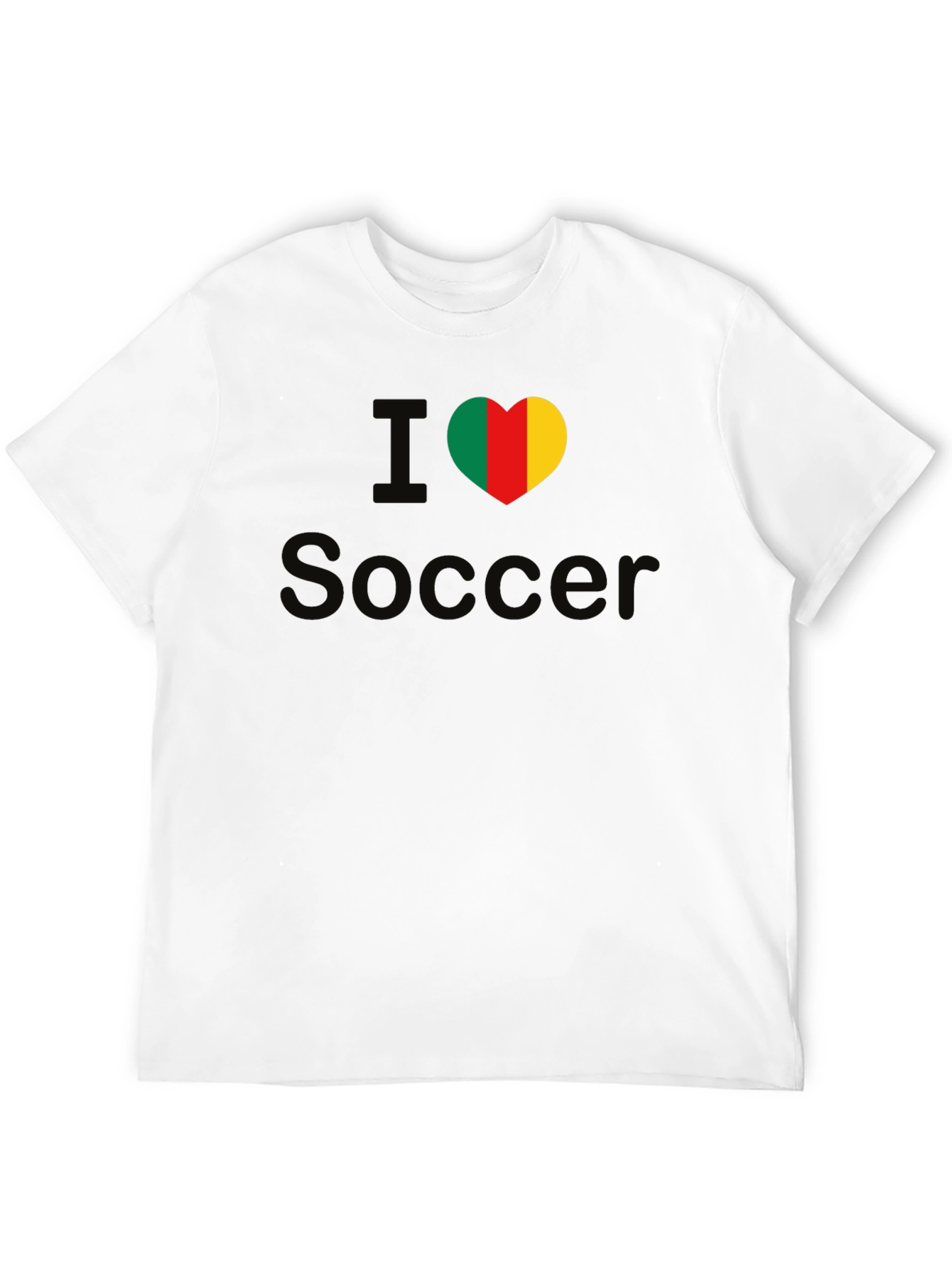 I Heart Soccer Benin Flag T-Shirt