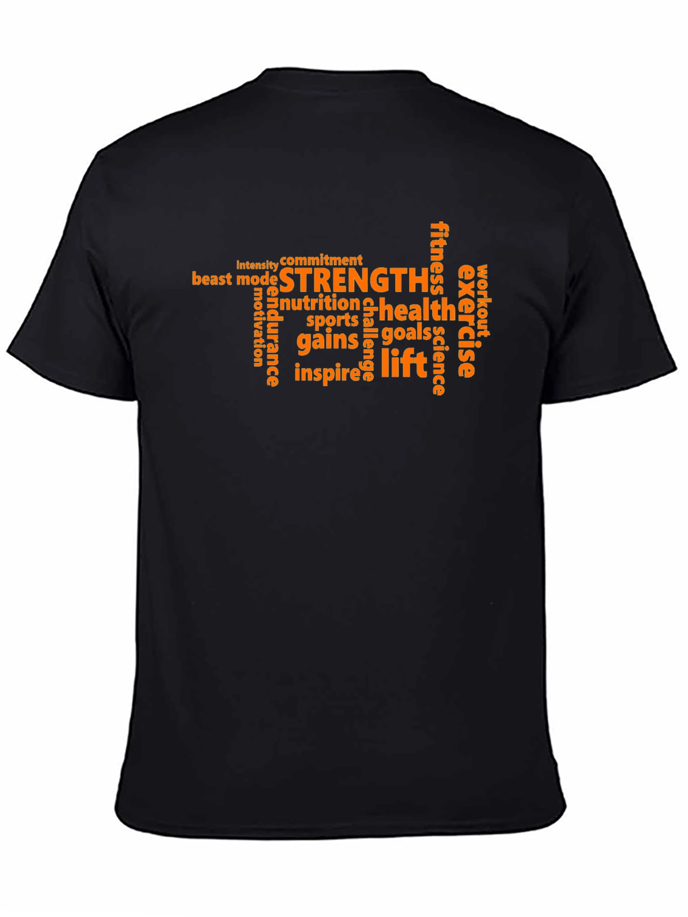 Strength Word Art Graphic Tee