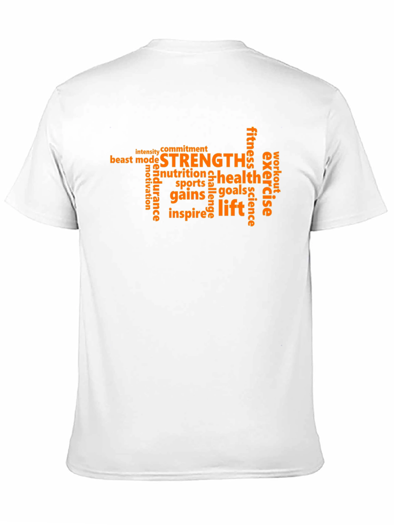 Strength Word Art Graphic Tee