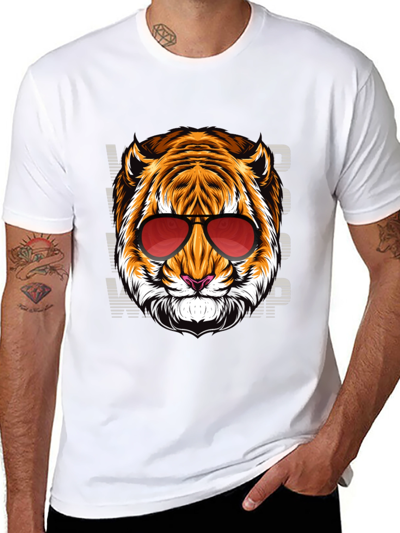 Cool Tiger Graphic Tee - Wild Style