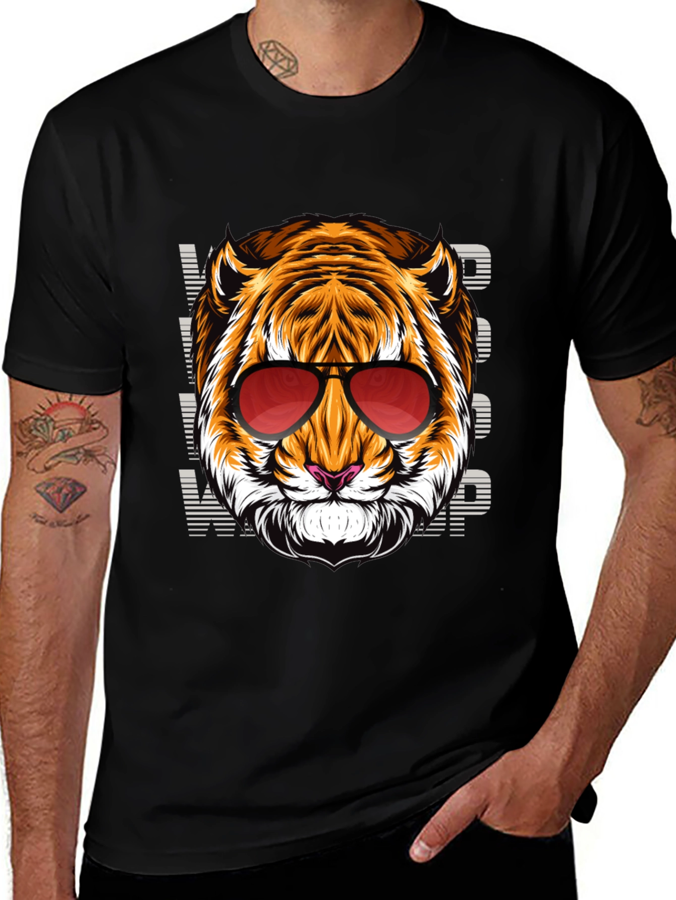 Cool Tiger Graphic Tee - Wild Style