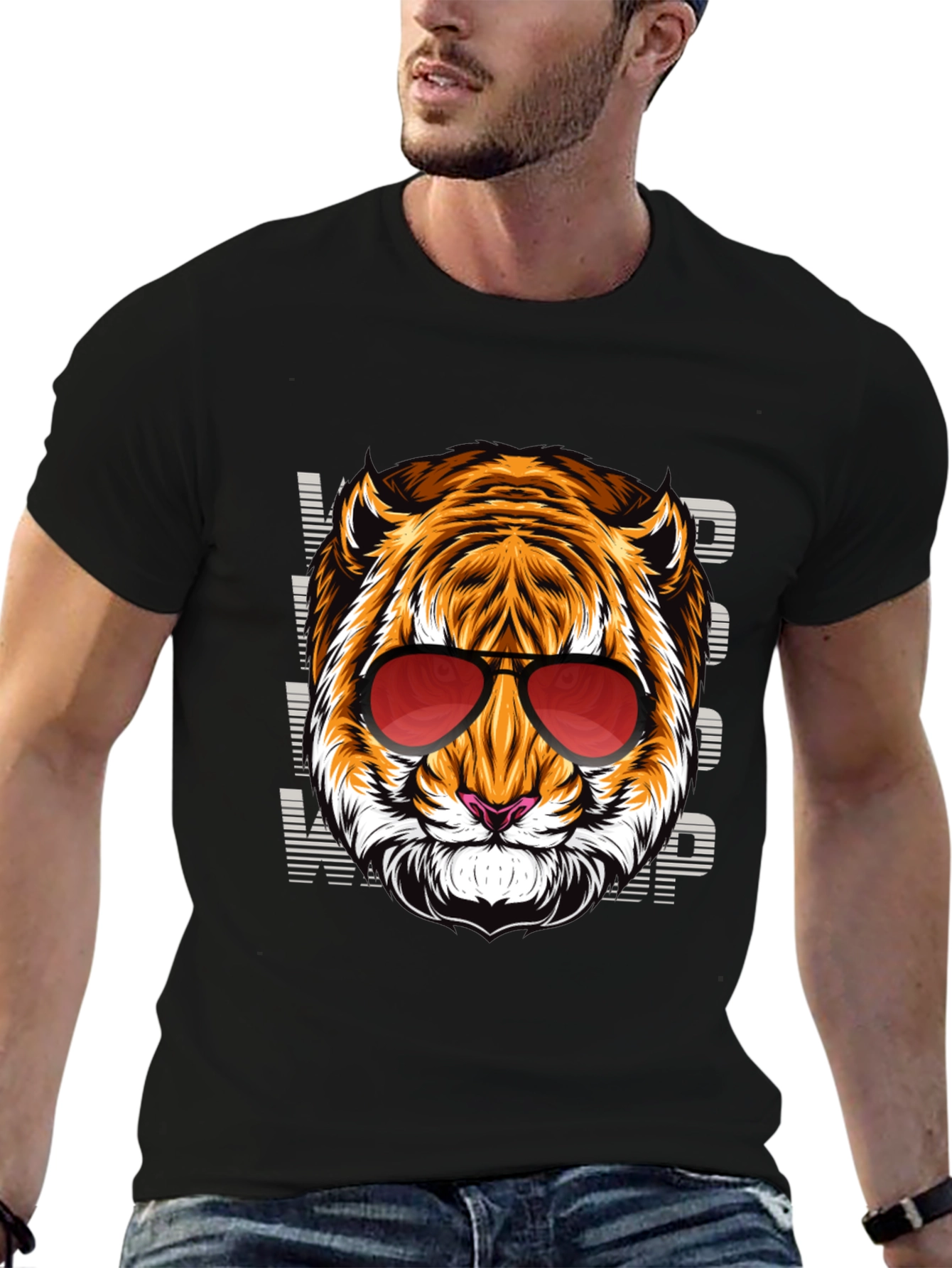 Cool Tiger Graphic Tee - Wild Style