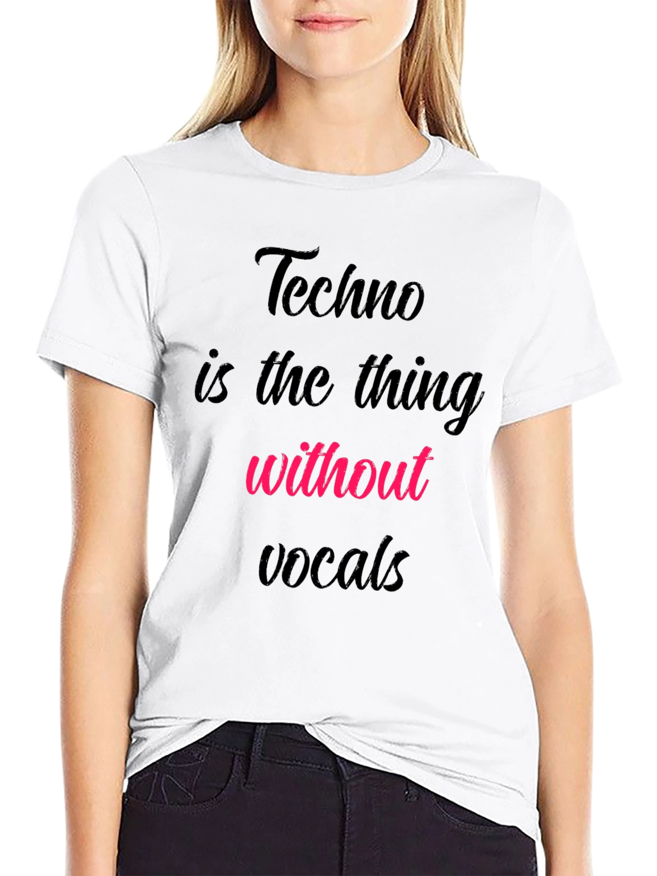 Techno Music Lover T-Shirt - No Vocals Needed!