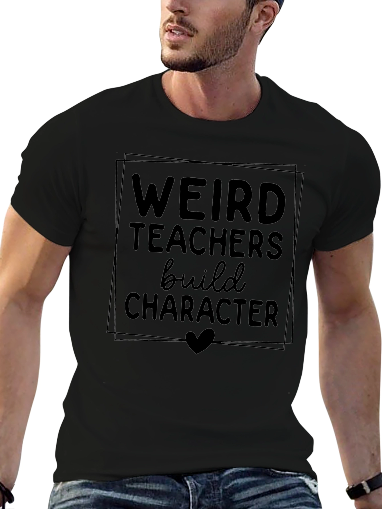 Weird Teachers Build Character Graphic Tee