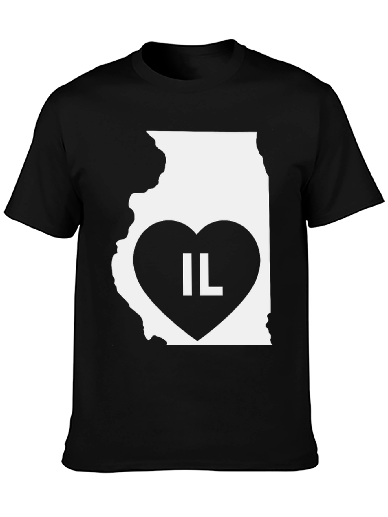 IL State Heart T-Shirt - Illinois Pride!