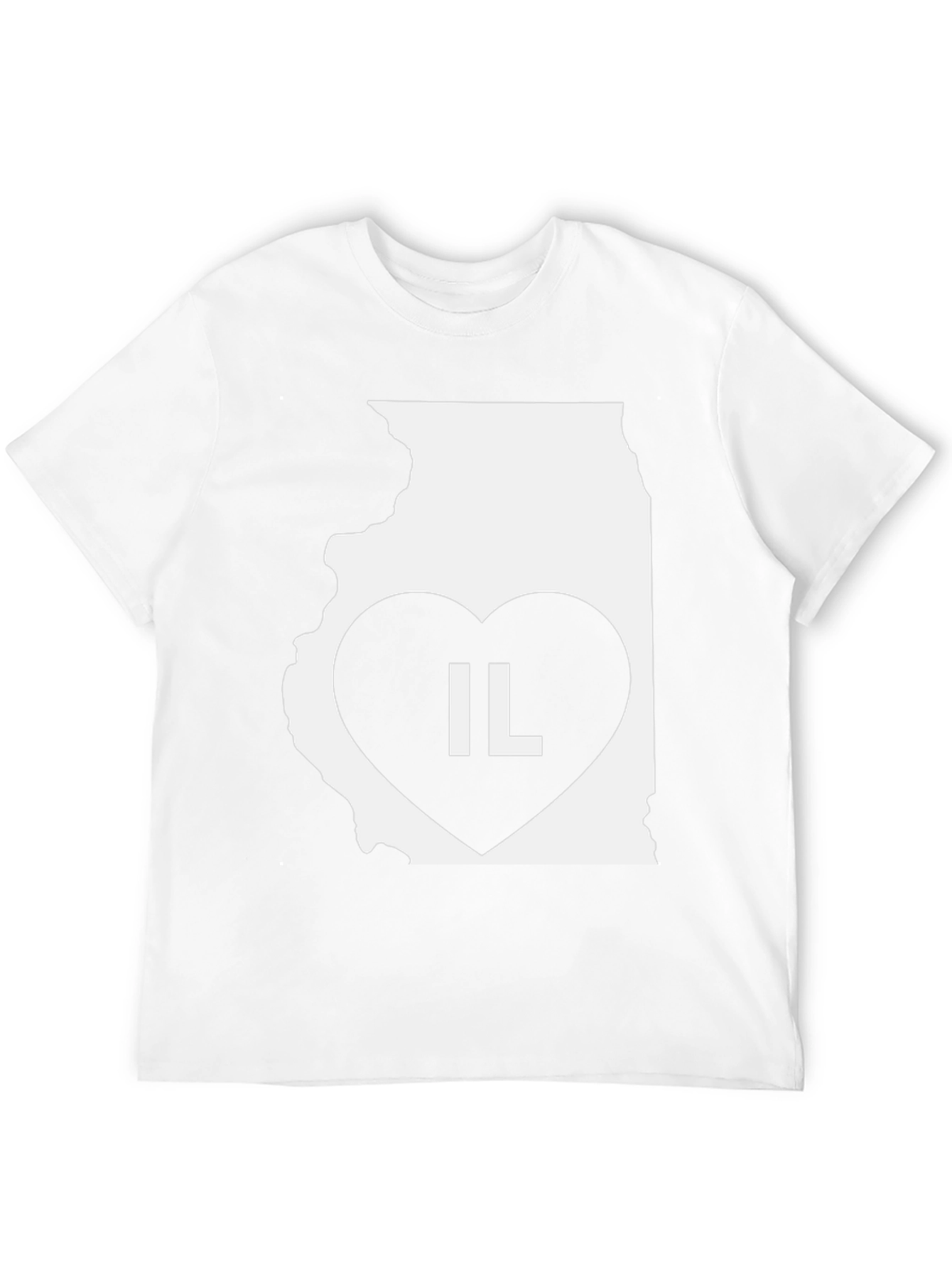 IL State Heart T-Shirt - Illinois Pride!