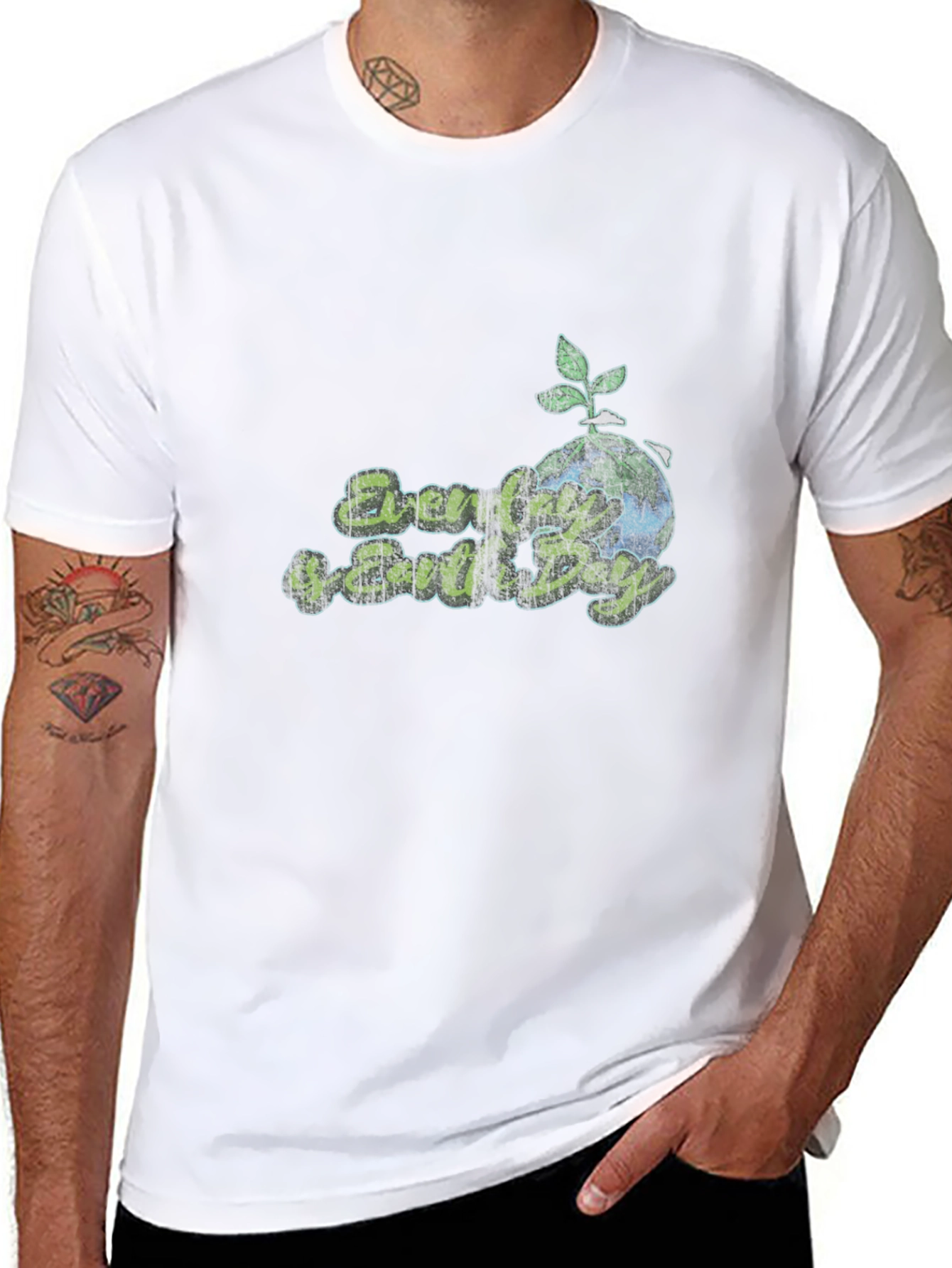 Every Day is Earth Day Black T-Shirt