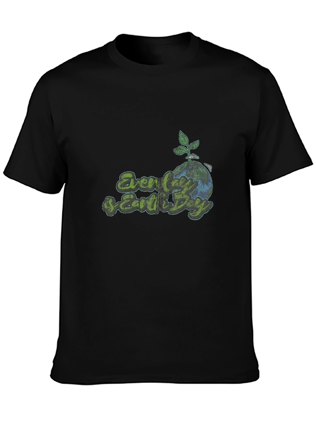 Every Day is Earth Day Black T-Shirt