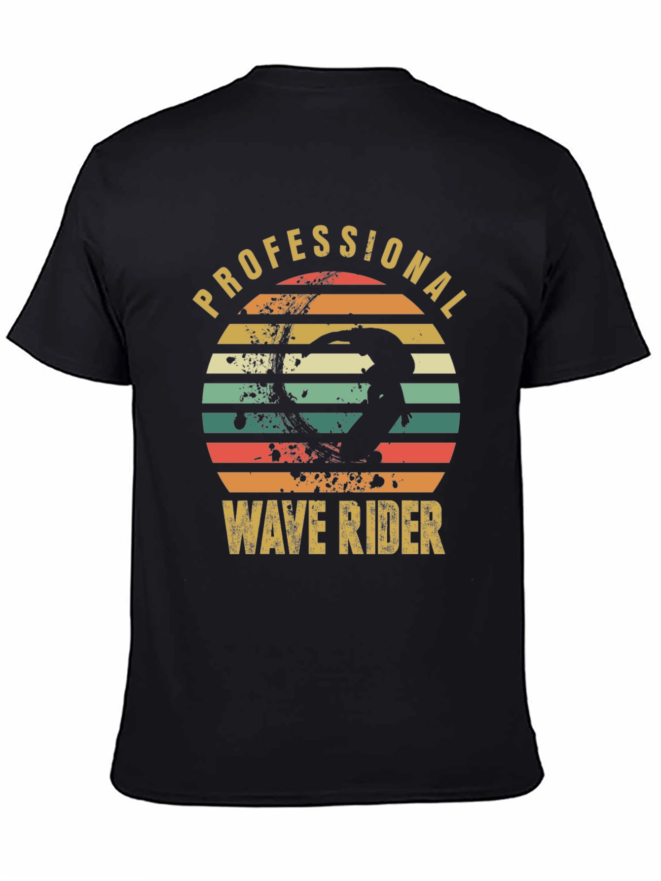 Professional Wave Rider Graphic Tee - Surfing Inspired Apparel