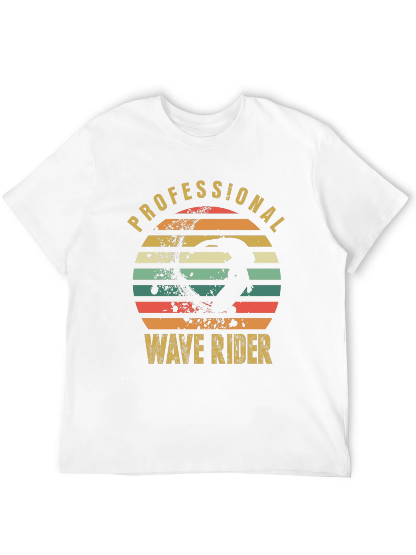 Professional Wave Rider Graphic Tee - Surfing Inspired Apparel