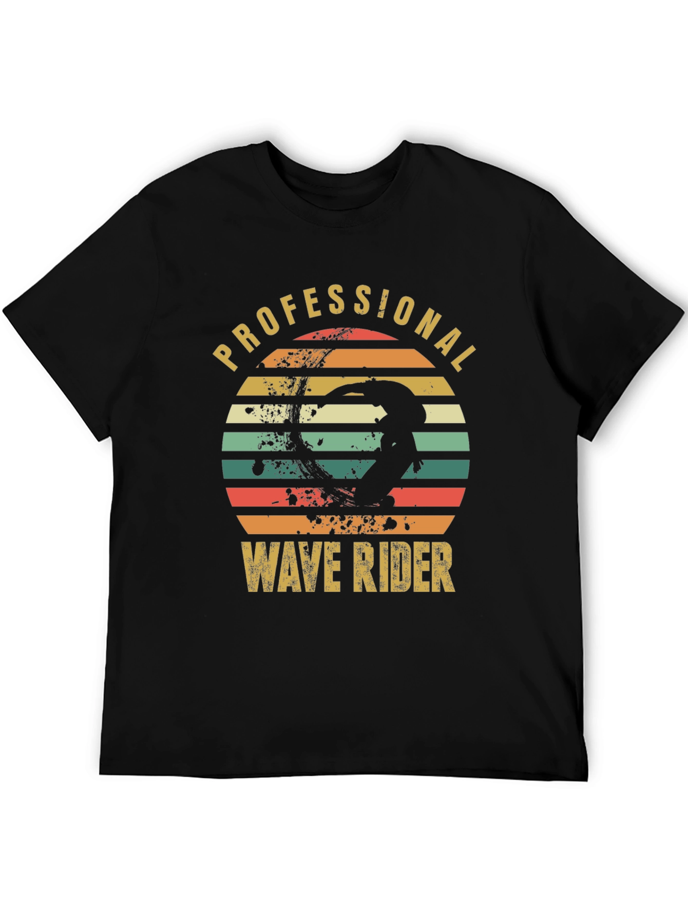 Professional Wave Rider Graphic Tee - Surfing Inspired Apparel