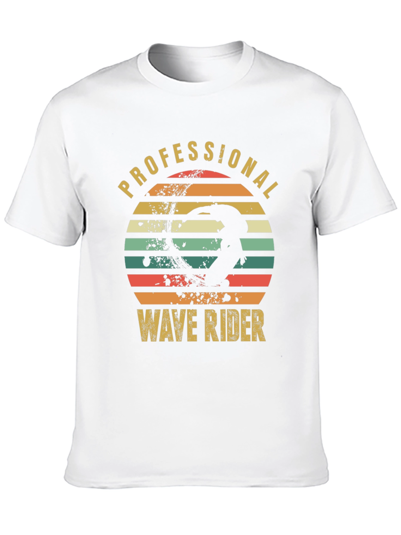 Professional Wave Rider Graphic Tee - Surfing Inspired Apparel