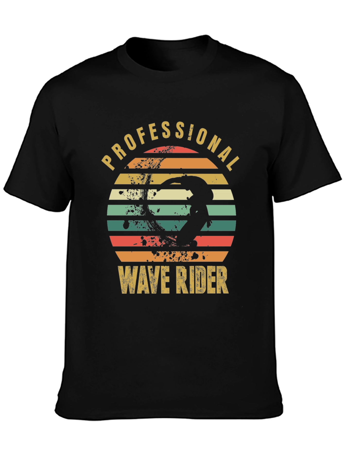 Professional Wave Rider Graphic Tee - Surfing Inspired Apparel
