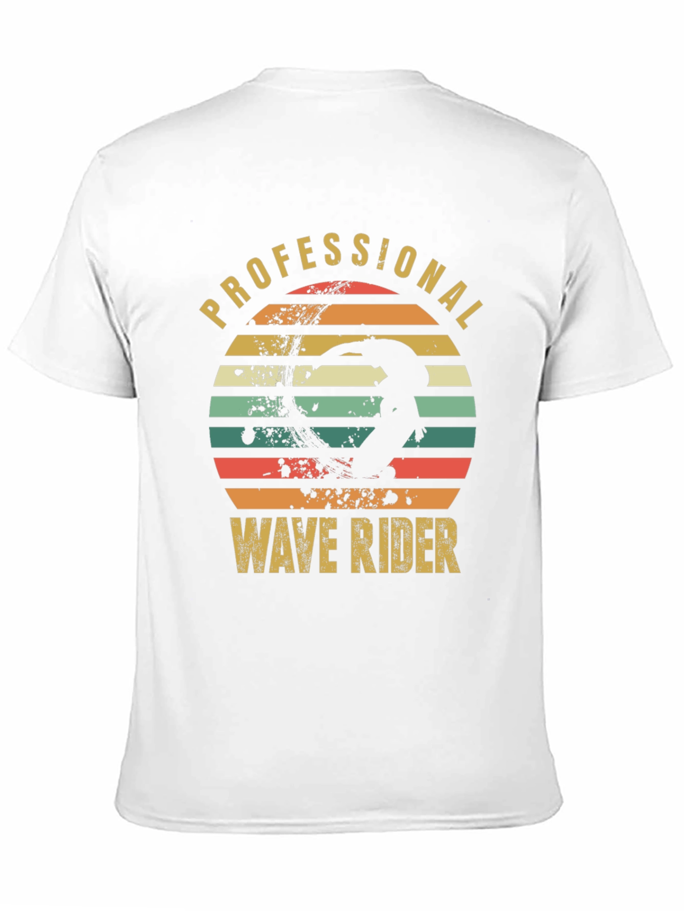 Professional Wave Rider Graphic Tee - Surfing Inspired Apparel