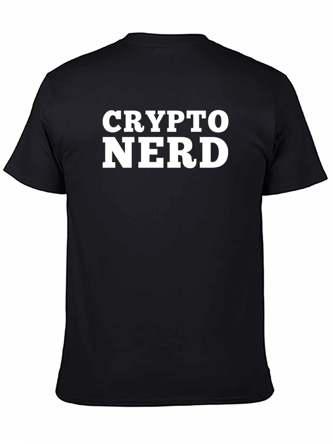 Crypto Nerd T-Shirt - Black Cotton Blend