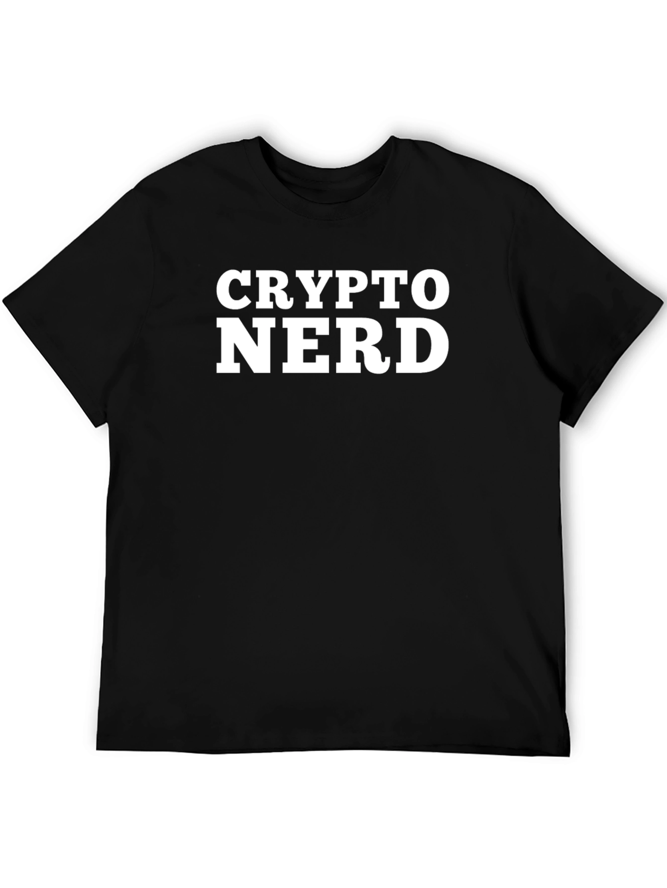 Crypto Nerd T-Shirt - Black Cotton Blend