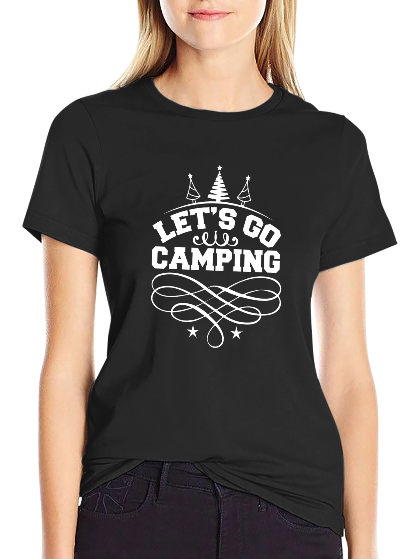 Lets Go Camping Graphic Tee