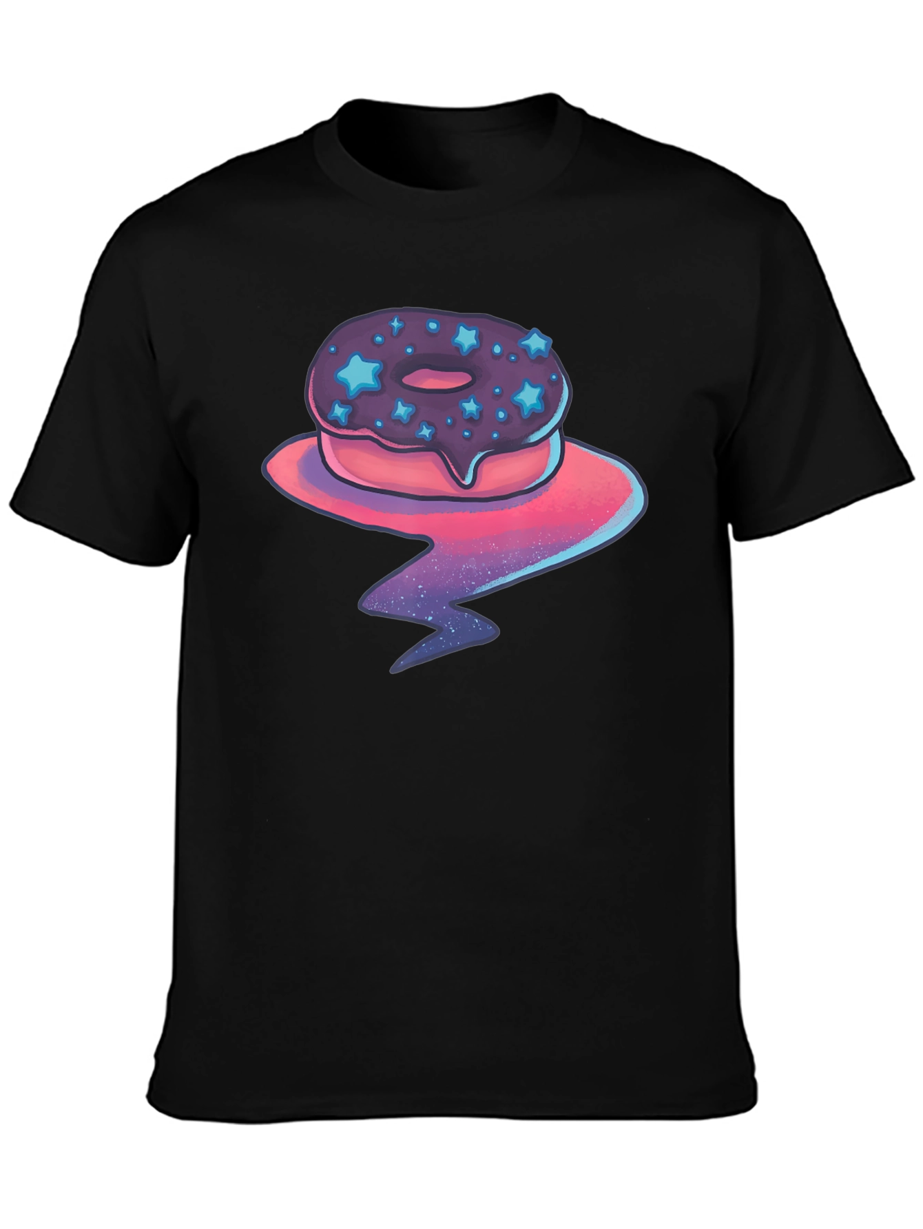 Cosmic Donut T-Shirt - Galaxy Glaze