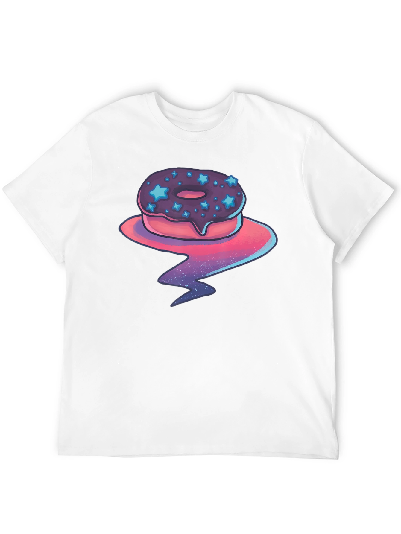 Cosmic Donut T-Shirt - Galaxy Glaze