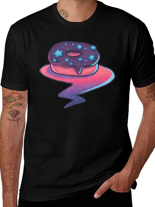 Cosmic Donut T-Shirt - Galaxy Glaze
