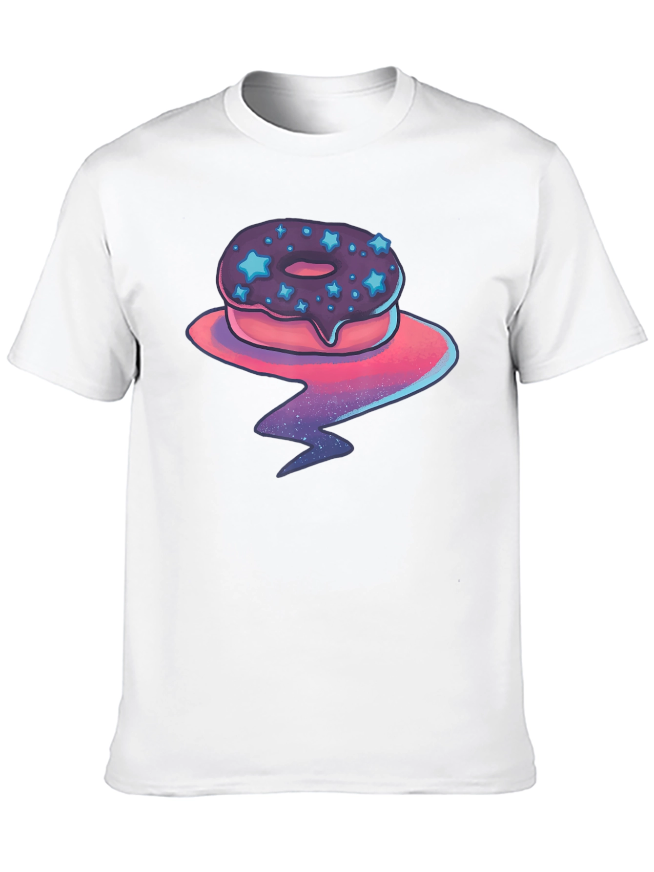 Cosmic Donut T-Shirt - Galaxy Glaze