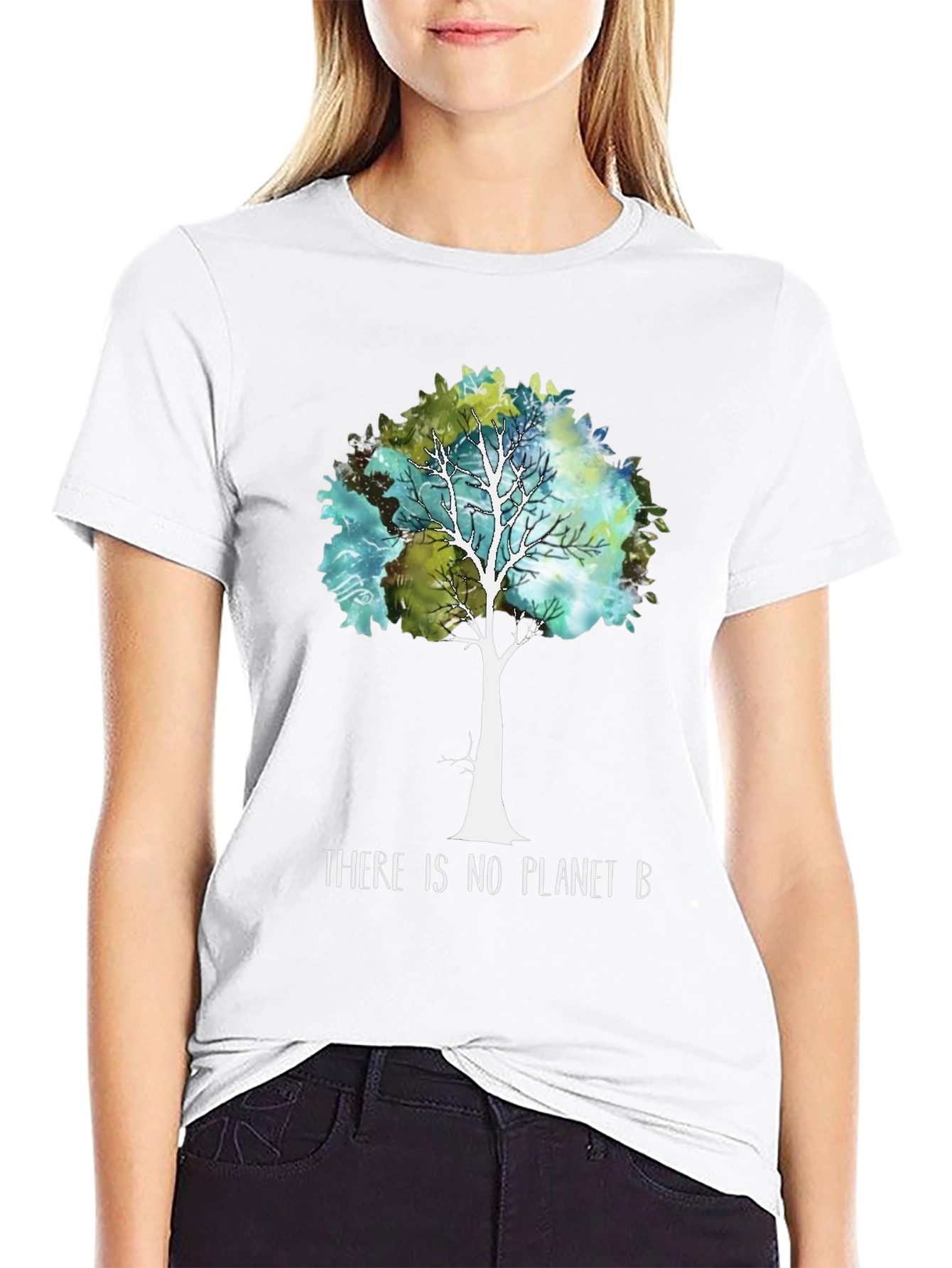 Planet B Tree Graphic Tee - Eco-Friendly Design